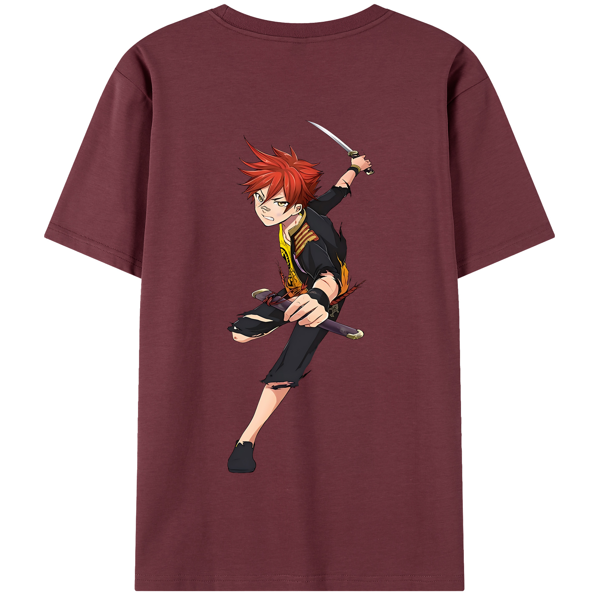 （画像用） 刀剣乱舞 Touken Ranbu 綿100％半袖Tシャツ（背面プリント）